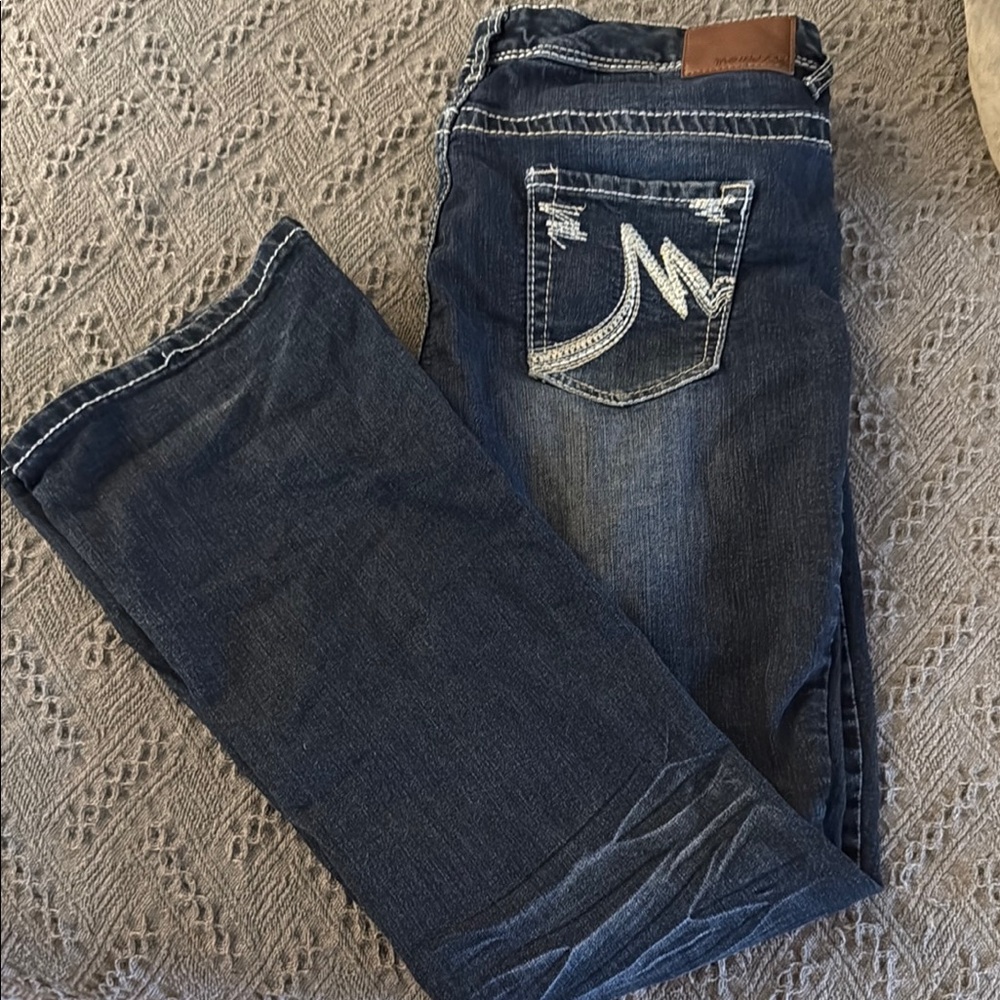 Maurices Dark Blue Boot Cut Jeans